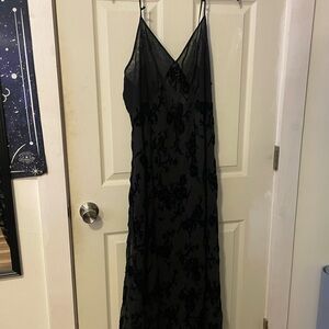 Elegant Black Lace Dress
